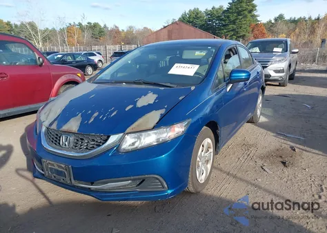 2015 Honda Civic Lx из США, поврежденный, VIN 19XFB2F56FE252922